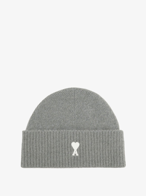 Ami Paris Alpaca Blend Beanie Hat