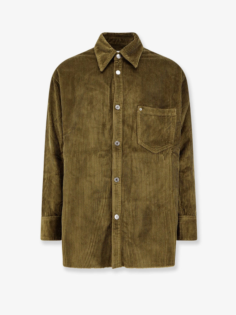AMI Paris AMI Paris Corduroy Shirt Green Men - World Class Fashion