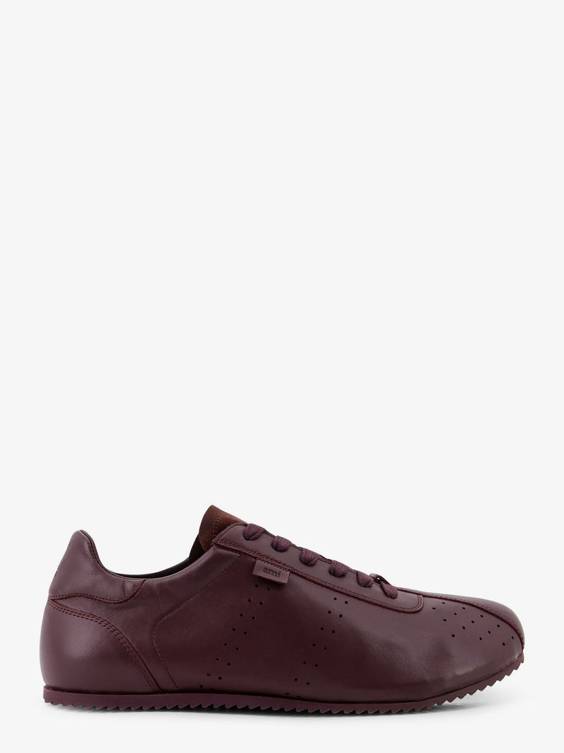 AMI Paris AMI Paris Zapatillas bajas de piel rojas - World Class Fashion