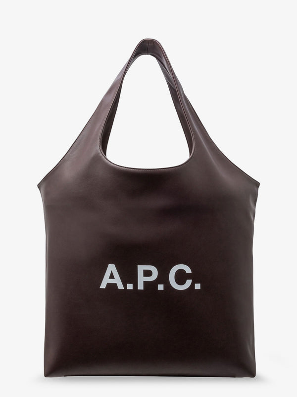 A.P.C. Tote Ninon Leather Shopping Bag