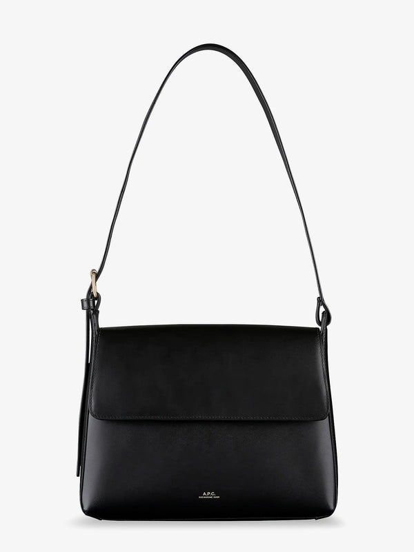 A.P.C. Virginie Flap Leather Shoulder Bag