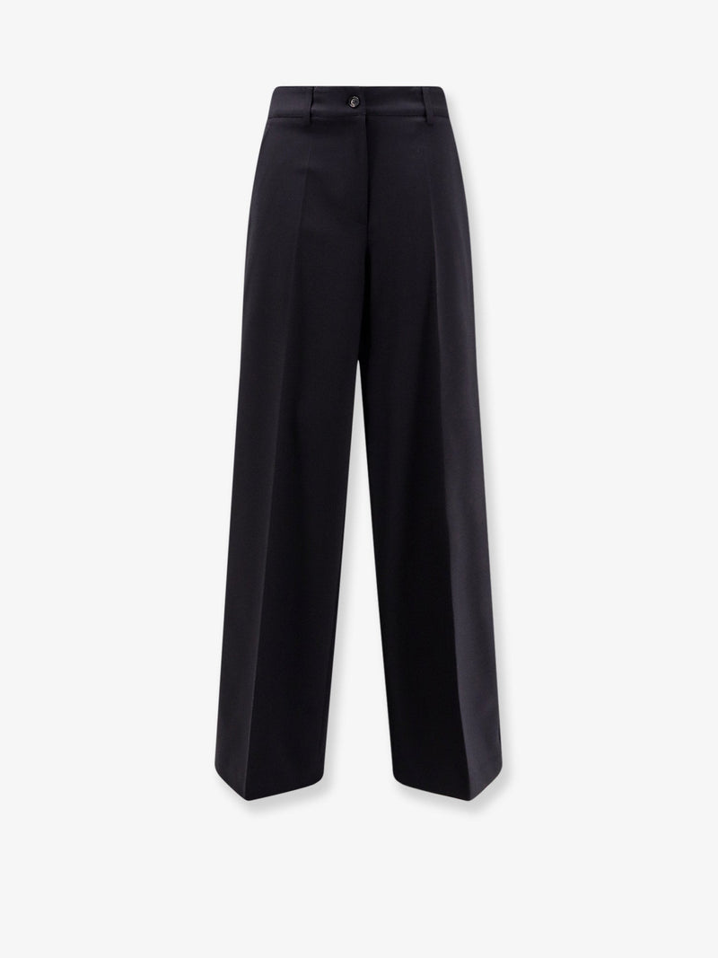Aspesi Aspesi Wool Blend Trousers Blue Women - World Class Fashion