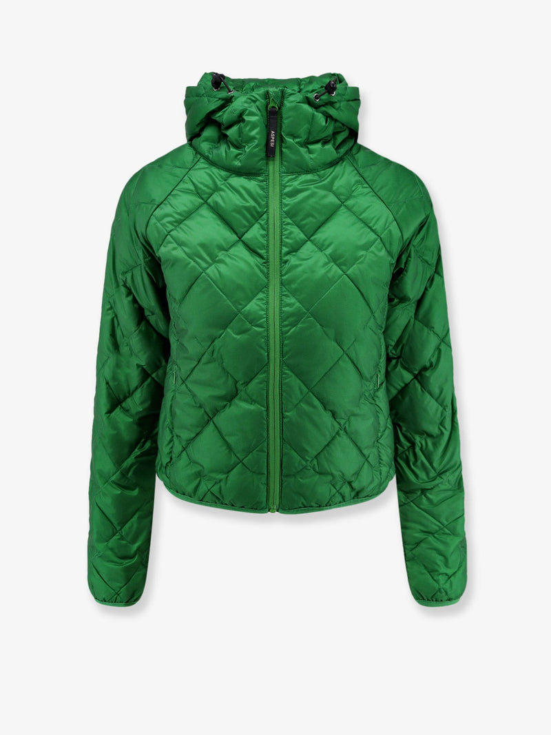 Aspesi Aspesi Ginger Nylon Down Jacket Green - World Class Fashion