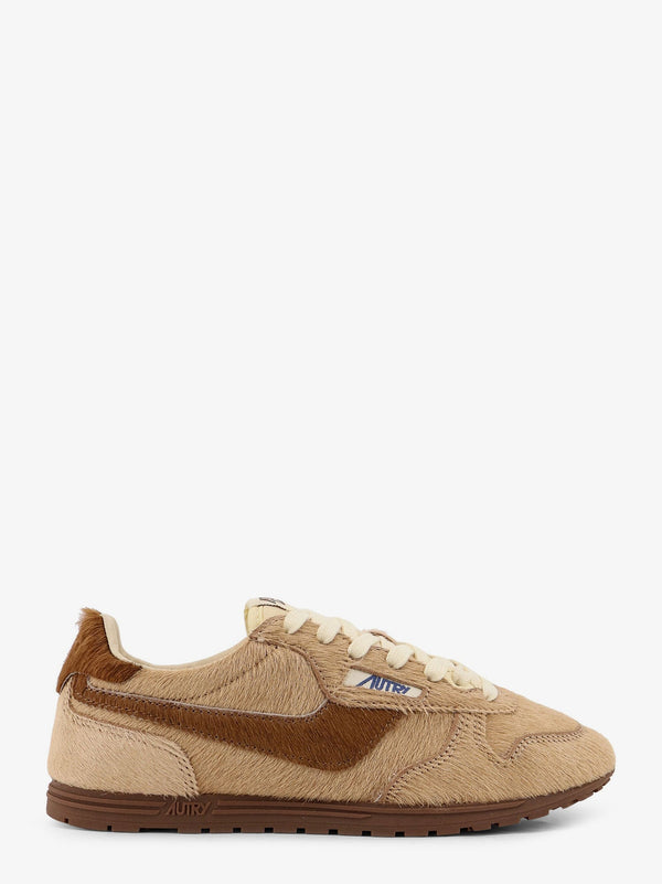 Autry Low-Top Windspin Pony Skin Sneakers