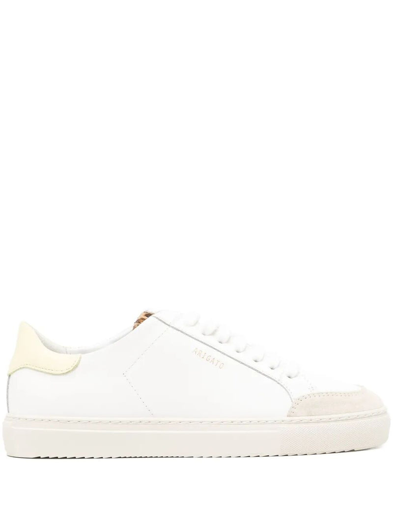 Axel Arigato Axel Arigato Clean 90 Zapatillas de cuero Blanco Amarillo claro - World Class Fashion