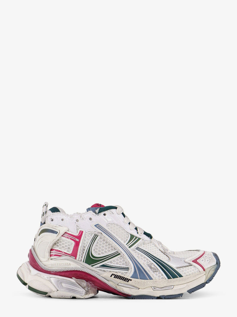 Balenciaga Balenciaga Runner Low-Top Mesh Sneakers White - World Class Fashion
