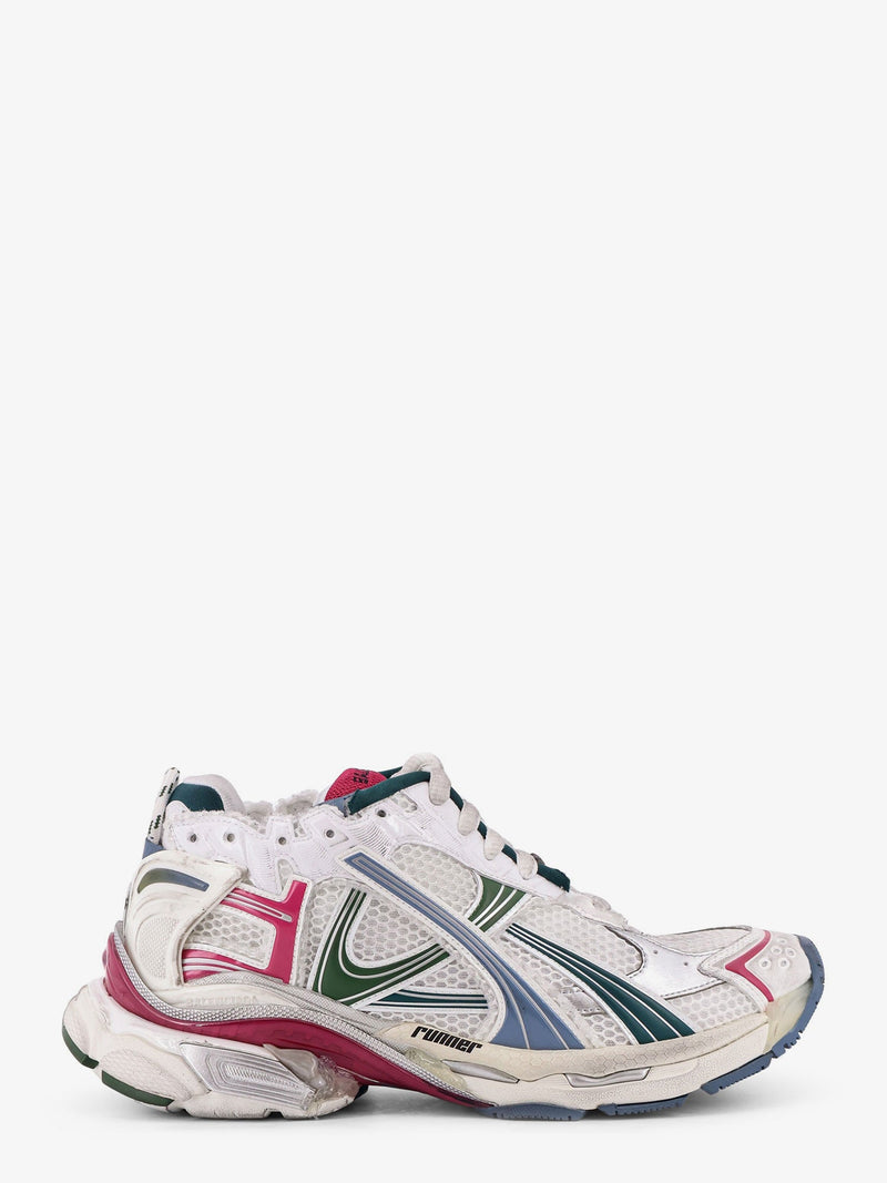 Balenciaga Balenciaga Runner Low-Top Mesh Sneakers White - World Class Fashion