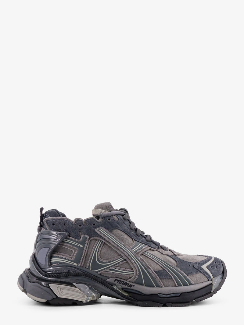 Balenciaga Balenciaga Runner Low-Top Suede Sneakers Grey - World Class Fashion