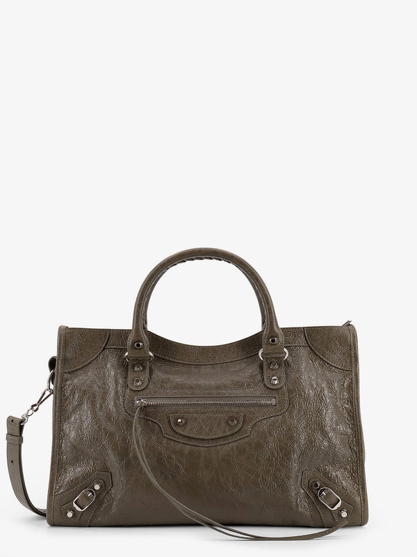 Balenciaga Le City Medium Leather Shoulder Bag