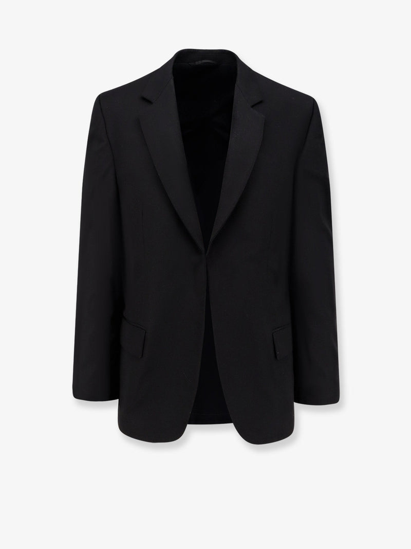 Balenciaga Balenciaga Wool Blazer with Modal Insert Black - World Class Fashion
