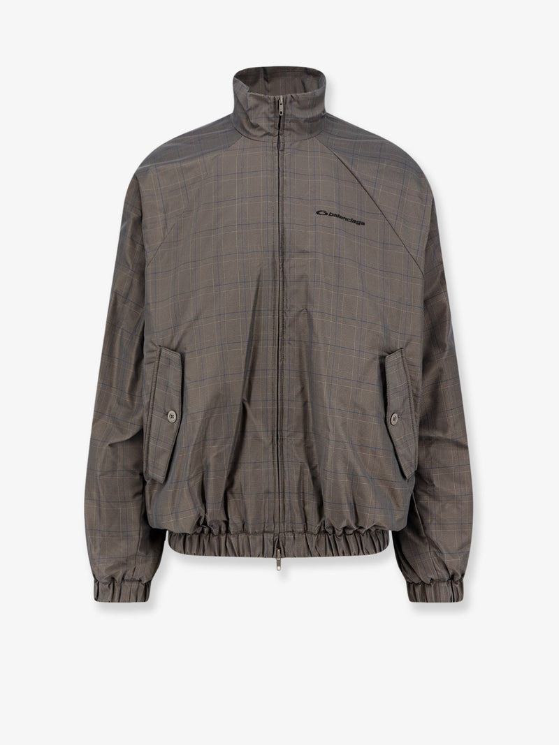 Balenciaga Balenciaga Madras Nylon Jacket Brown - World Class Fashion