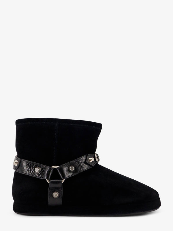 Balenciaga Leather And Wool Alaska Soft Bootie Boots
