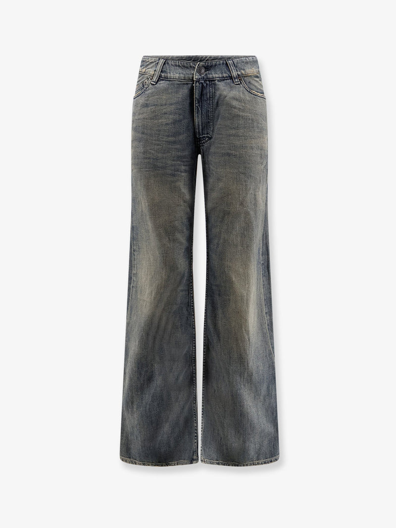 Balenciaga Balenciaga Curved Waist Jeans Blue - World Class Fashion