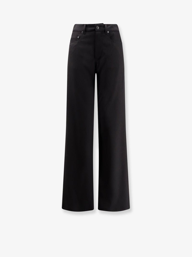Balenciaga Balenciaga Stretch Wool Trousers Black Women - World Class Fashion