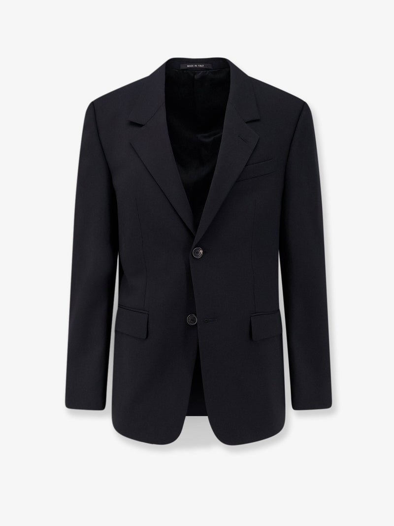Balenciaga Balenciaga Standard Tailored Wool Blazer Black - World Class Fashion