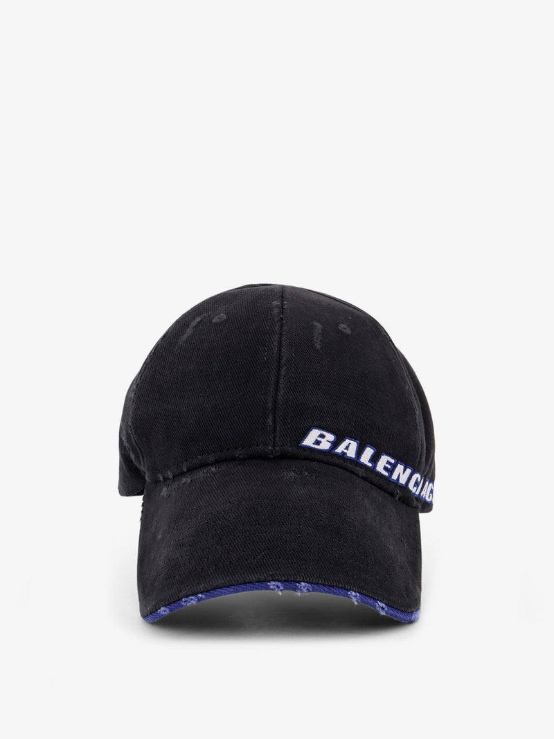 Balenciaga Balenciaga Cotton Baseball Hat Black Men - World Class Fashion