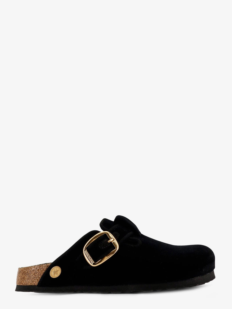 Birkenstock Birkenstock Boston Big Buckle Mule Black Women - World Class Fashion