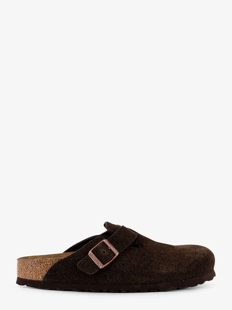 Birkenstock Birkenstock Boston Suede Mule Marrón - World Class Fashion