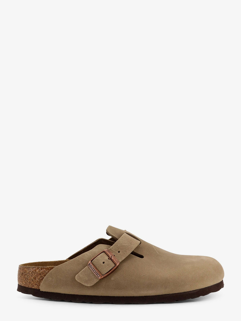 Birkenstock Birkenstock Boston Leather Mule Beige Women - World Class Fashion