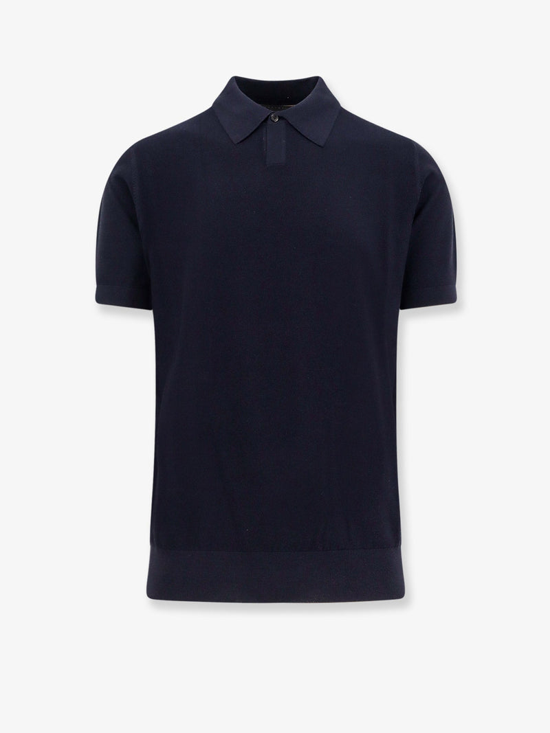 Boss Boss Virgin Wool Polo Shirt Blue Men - World Class Fashion
