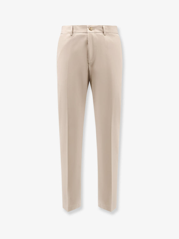 Boss Cotton And Silk Trousers