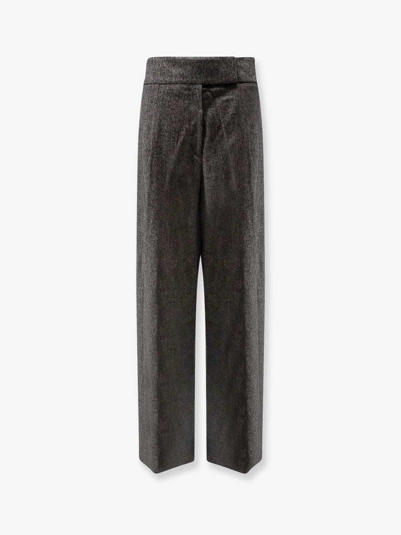 Boss Boss Telda Pantalones de viscosa y lana virgen Gris - World Class Fashion