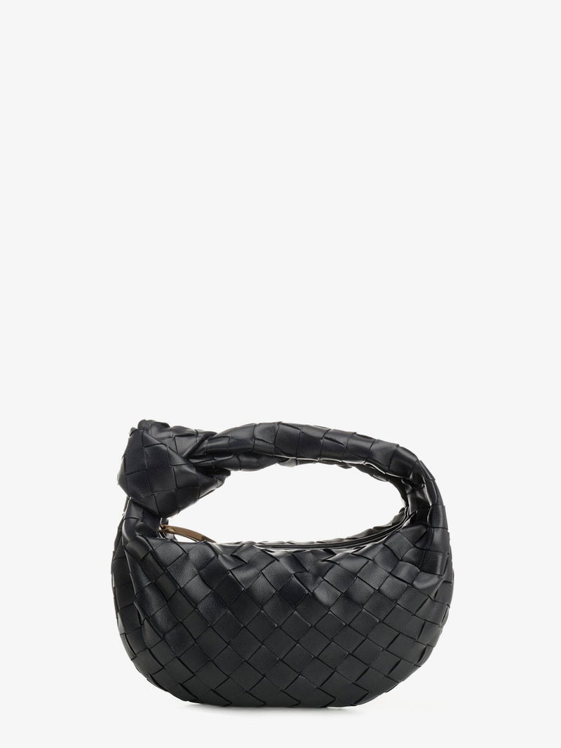 Bottega Veneta Bolso de mano Bottega Veneta Mini Jodie de cuero azul - World Class Fashion
