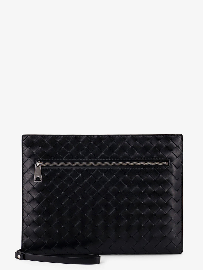 Bottega Veneta Bottega Veneta - Cartera de piel Avenue para documentos, color negro - World Class Fashion