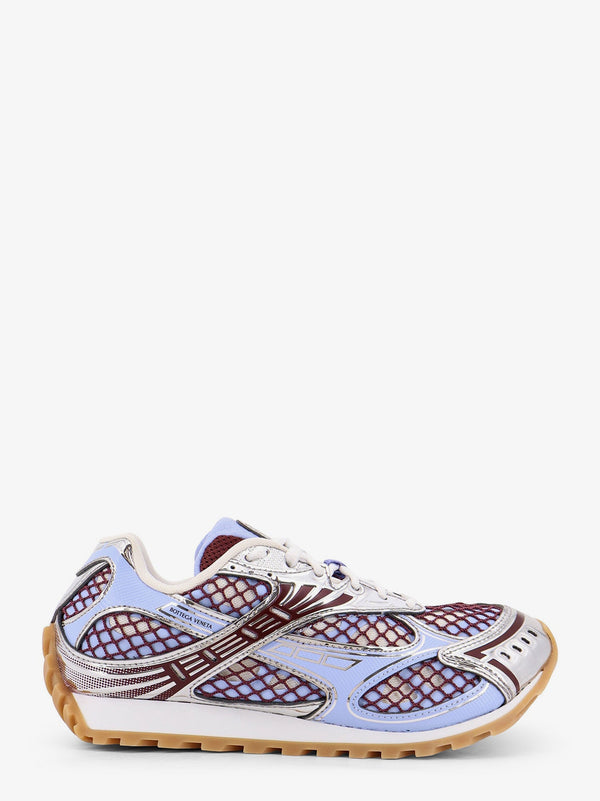 Bottega Veneta Orbit Leather And Mesh Sneakers