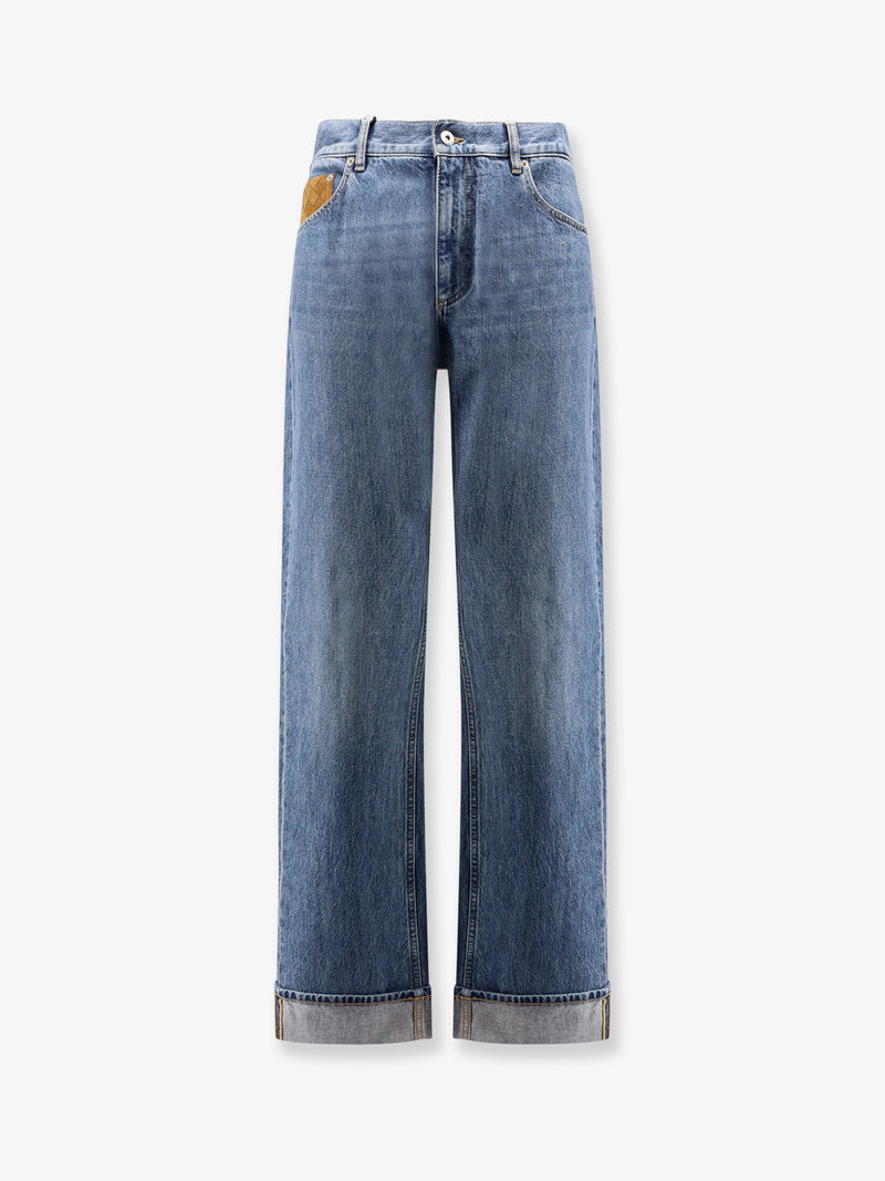 Bottega Veneta Jeans Bottega Veneta de pierna ancha azules para hombre - World Class Fashion