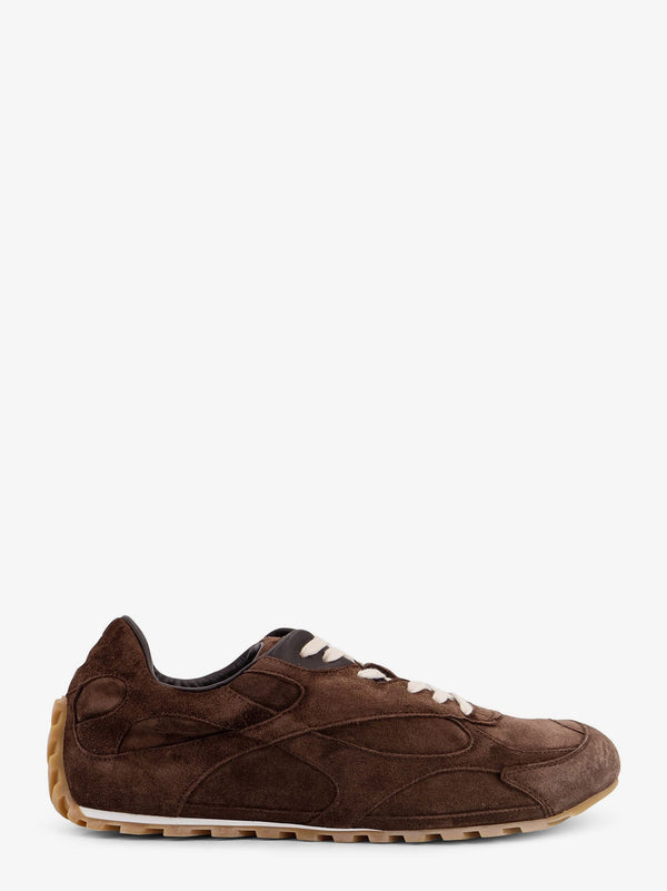 Bottega Veneta Orbit Flash Low-Top Suede Sneakers