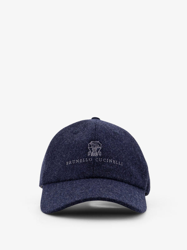 Brunello Cucinelli Virgin Wool Baseball Hat