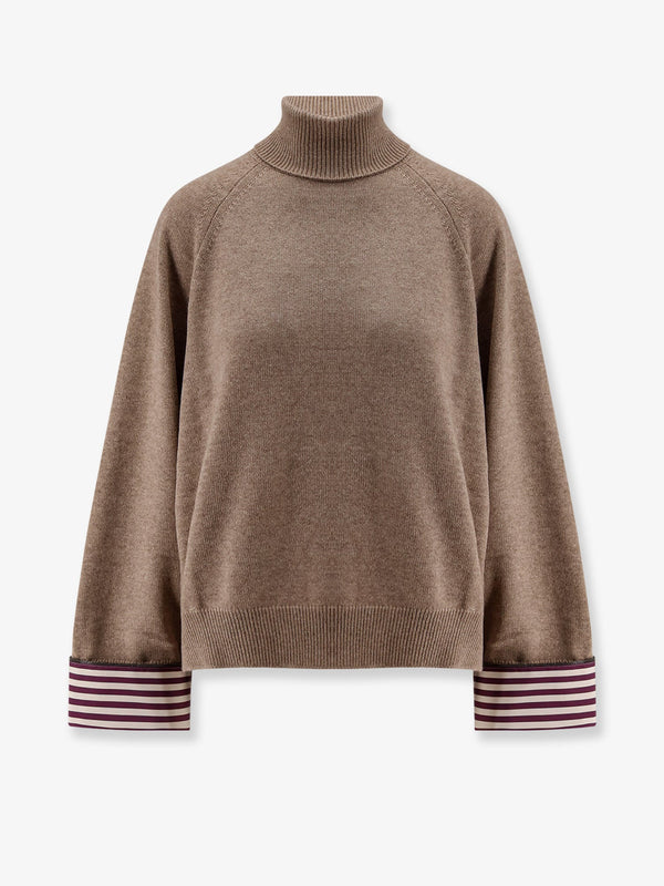 Brunello Cucinelli Cashmere Sweater With Monili Detail