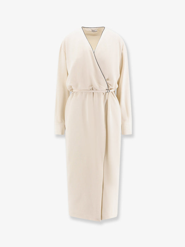 Brunello Cucinelli Silk Blend Long Dress
