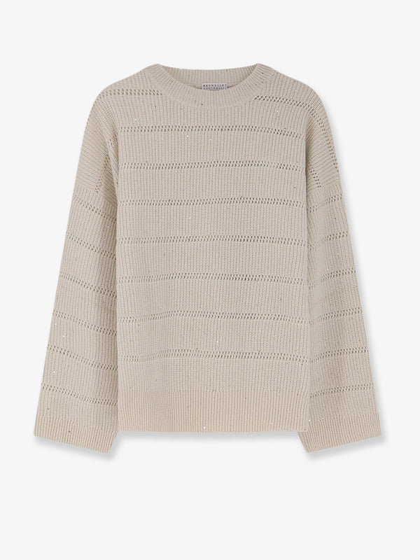 Brunello Cucinelli Dazzling Cashmere And Wool Sweater