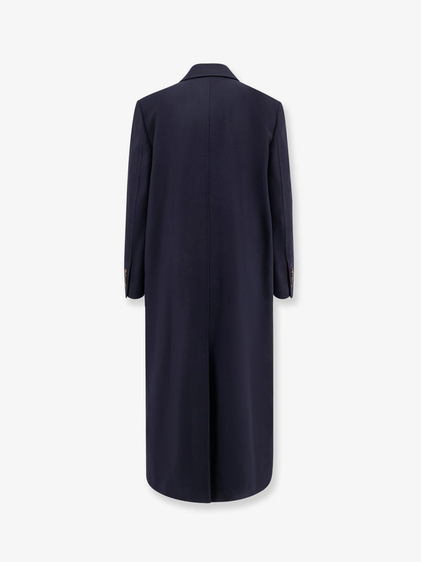 Brunello Cucinelli Double-Breasted Wool Coat