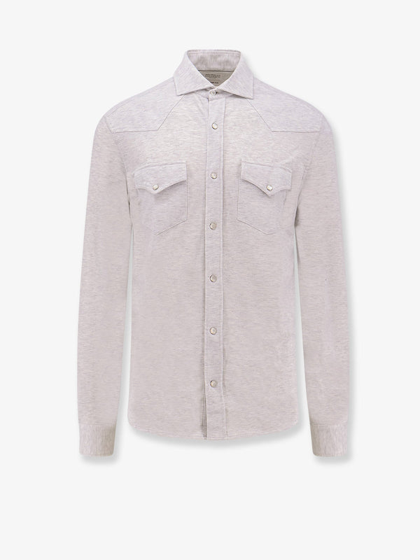 Brunello Cucinelli Cotton Leisure Fit Shirt