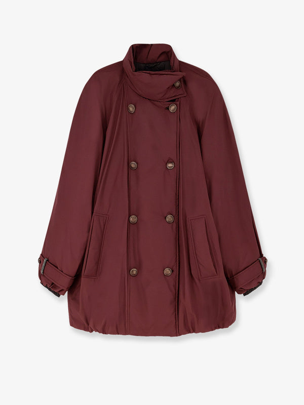 Brunello Cucinelli Nylon And Cotton Long Jacket