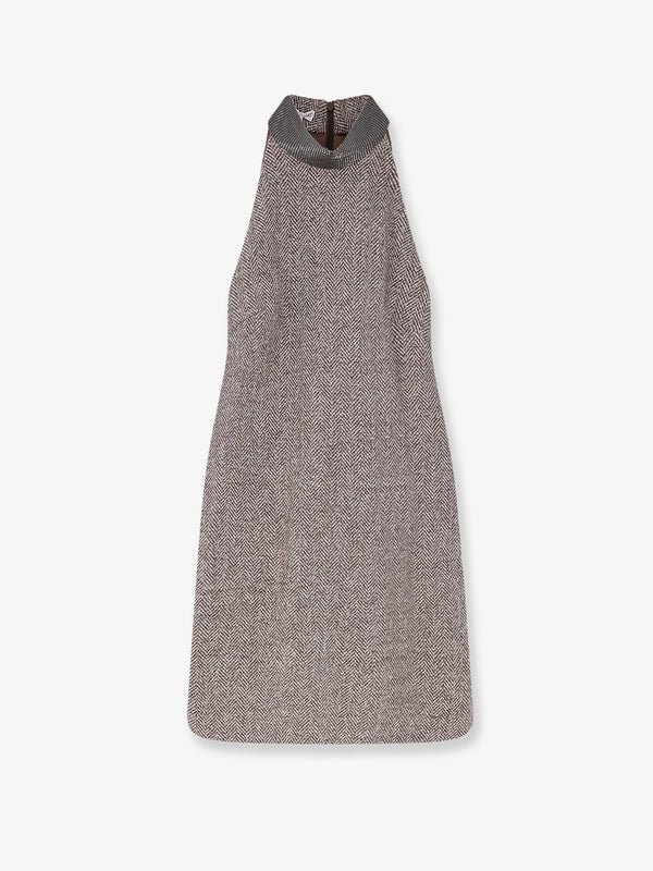 Brunello Cucinelli Virgin Wool Mini Dress