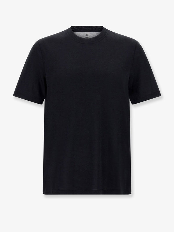 Brunello Cucinelli Silk And Cotton Blend T-Shirt
