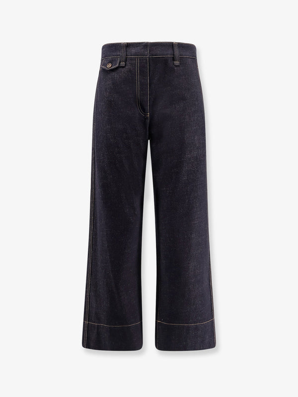 Brunello Cucinelli The Sartorial Square Jeans With Contrasting Stitiching