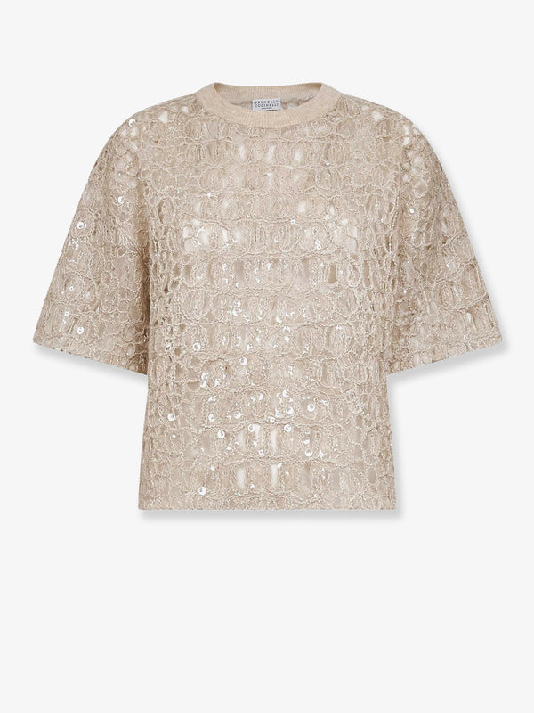 Brunello Cucinelli Dazzling Mohair, Silk And Linen Sweater