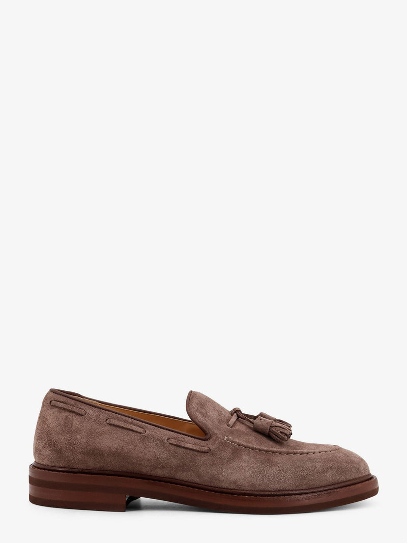 Brunello Cucinelli Brunello Cucinelli Suede Loafers Brown Men - World Class Fashion