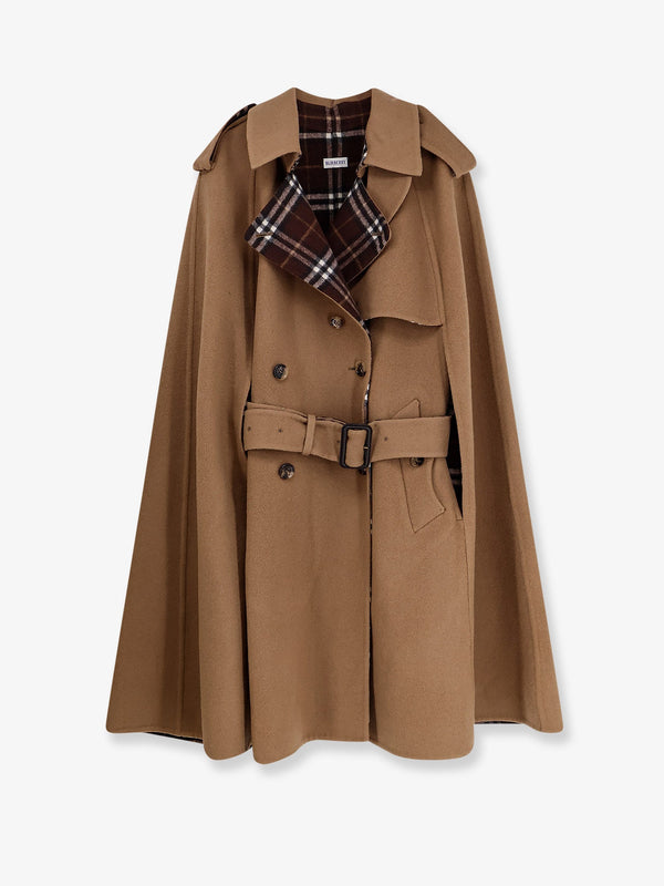 Burberry Belmont Virgin Wool Cape