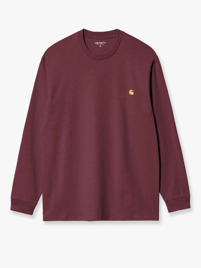 Carhartt WIP Camiseta Carhartt WIP L/S American Script morada - World Class Fashion