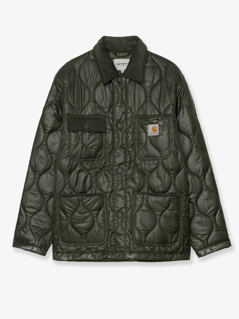Carhartt WIP Carhartt WIP Oscar Chore Liner Quilted Nylon Jacket Green - World Class Fashion