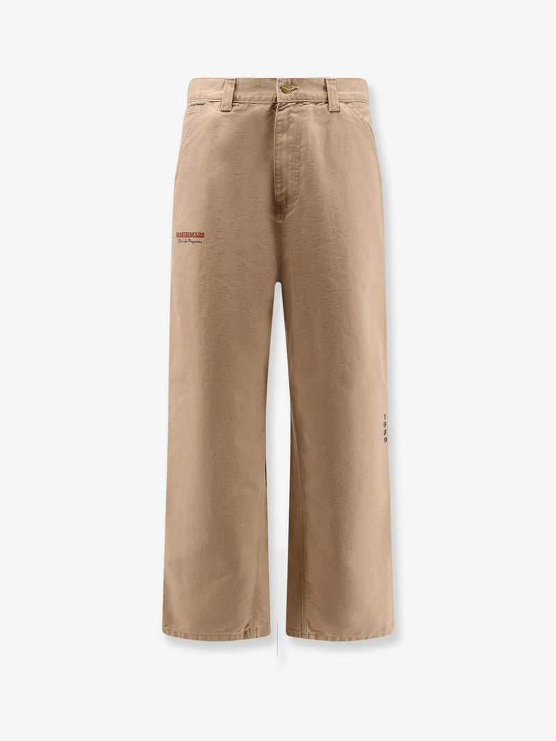 Carhartt WIP Carhartt WIP Dearborn Organic Cotton Trousers Beige - World Class Fashion