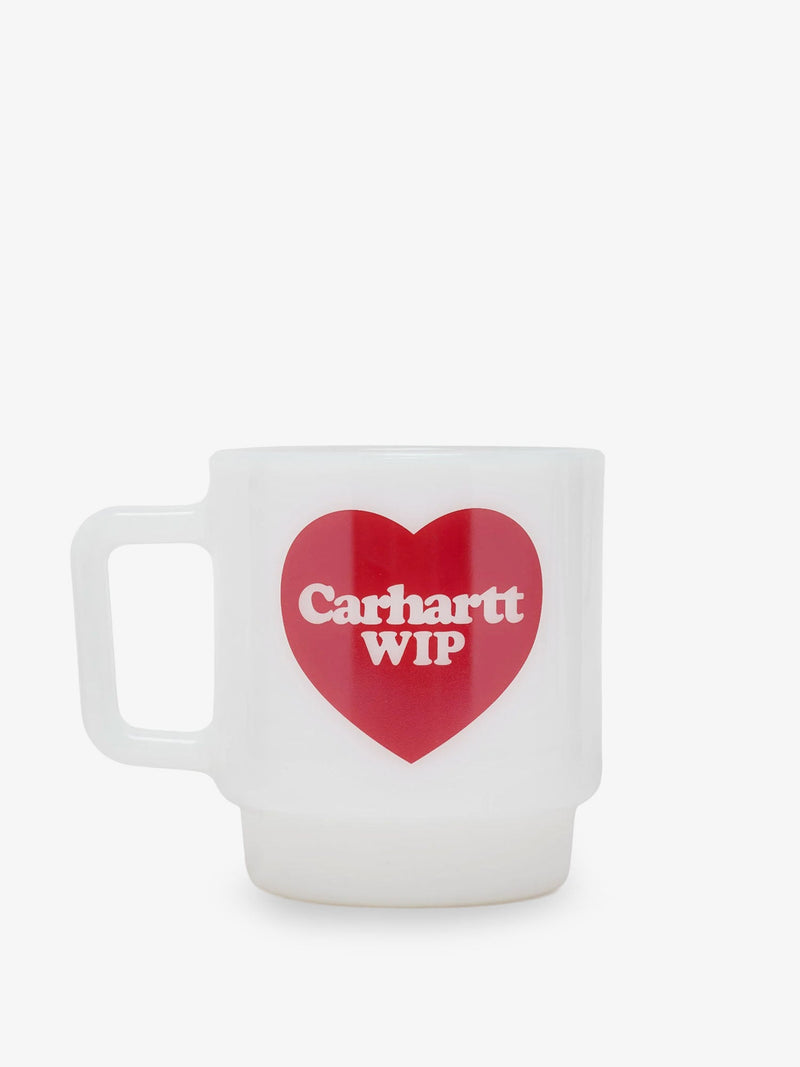 Carhartt WIP Carhartt WIP Taza de cristal Heart blanca - World Class Fashion
