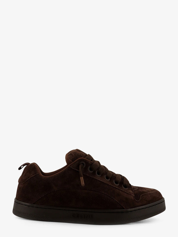 Celine Huntington Low-Top Suede Sneakers