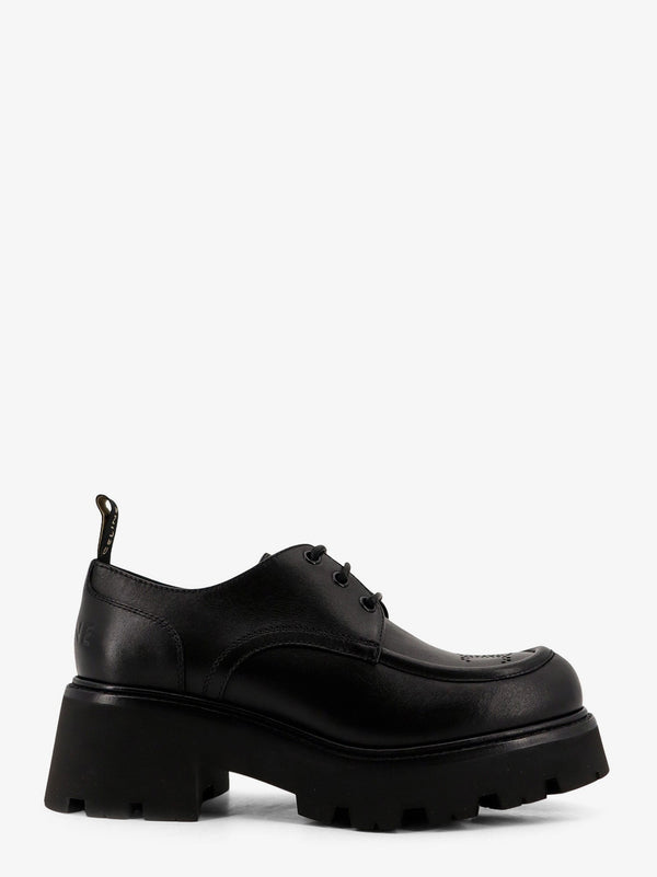 Celine Triomphe Derbies Leather Lace-Up Shoes